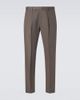 Zegna Zegna Cotton and linen straight pants - 1