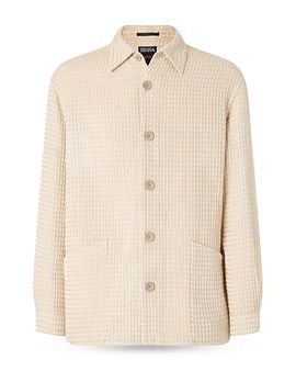 Zegna Zegna Cotton and Wool Blend Overshirt