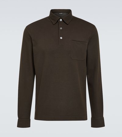 Zegna Zegna Cotton polo sweater