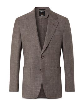 Zegna Zegna Crossover Wool, Silk & Linen Jacket
