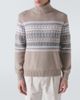 Zegna Zegna Jacquard cashmere turtleneck sweater - 3