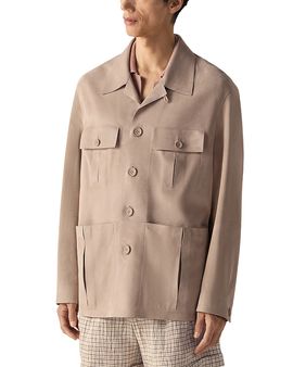 Zegna Zegna Leather Sahariana