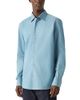 Zegna Zegna Light Blue Cotton Denim Shirt - 1