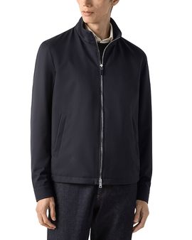 Zegna Zegna Microfiber Motorin Blouson Jacket