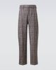 Zegna Zegna Prince of Wales check wool straight pants - 1