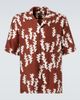 Zegna Zegna Printed silk bowling shirt - 1