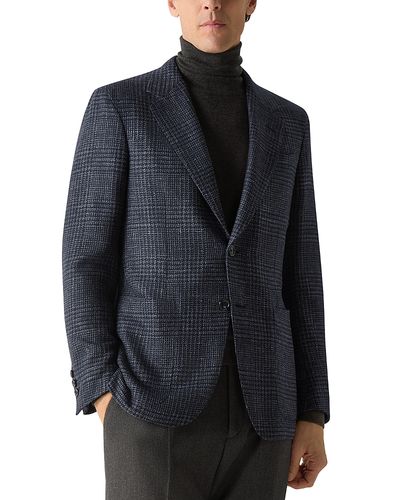 Zegna Zegna Regular Fit Cashmere Silk & Linen Jacket