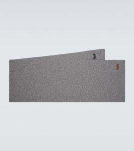 Zegna Zegna Ribbed-knit cashmere scarf