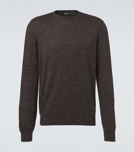 Zegna Zegna Silk, cashmere, and linen sweater