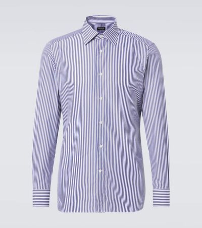 Zegna Zegna Striped cotton shirt