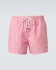 Zegna Zegna Striped seersucker swim trunks - 1