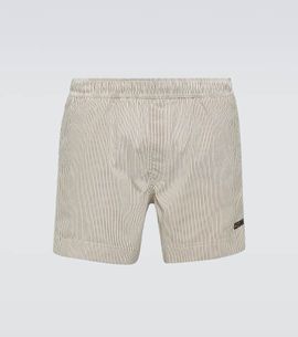 Zegna Zegna Striped swim trunks