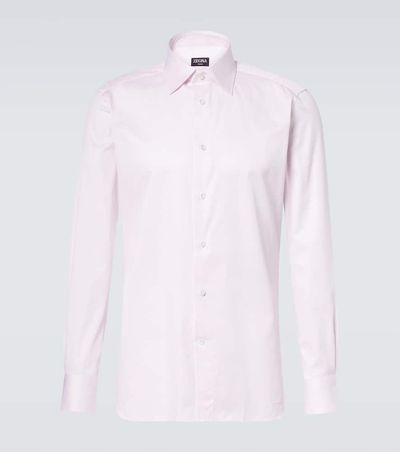 Zegna Zegna Trofeo striped cotton shirt