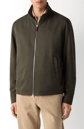 ZEGNA ZEGNA Water Repellent Microfiber Jacket