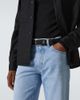 Zegna Zegna Woven leather-trimmed belt - 3