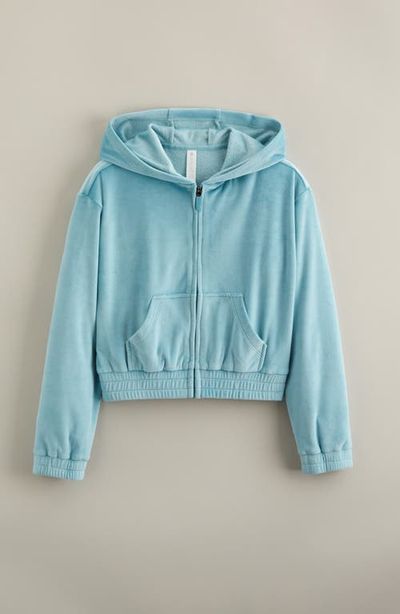Zella Girl Zella Girl Kids' Cosmos Velour Zip Hoodie