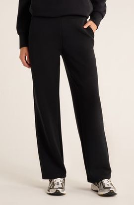 Zella Zella Cozy Luxe High Waist Straight Leg Pants
