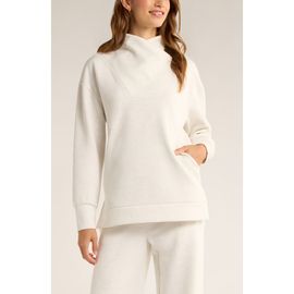 Zella Zella Cozy Scuba Knit Mock Neck Tunic