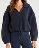 Zella Zella Faux Shearling Half Zip Pullover - 1