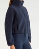 Zella Zella Faux Shearling Half Zip Pullover - 4