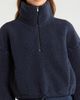 Zella Zella Faux Shearling Half Zip Pullover - 5