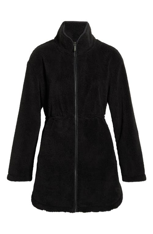 Zella - Faux Shearling Longline Jacket