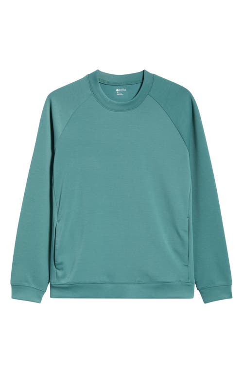 Zella Zella Flex Double Knit Crewneck Sweatshirt