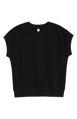 Zella Zella Go Easy Terry Cotton Blend Sweatshirt