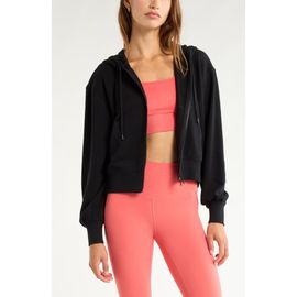 Zella Zella Go easy Terry Zip Front Hoodie