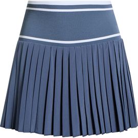 Zella Zella Mixed Media Pleated Sport Skort