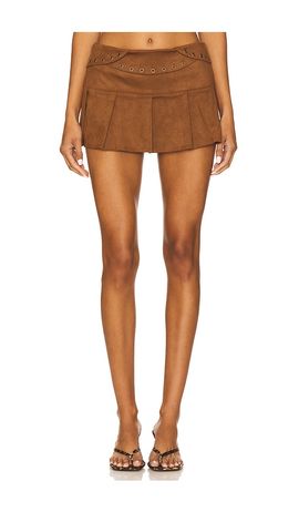 Zemeta Zemeta Suede Attic Box Skirt