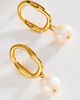 Zepplin the Label Sorrento Freshwater Pearl Earrings - 1
