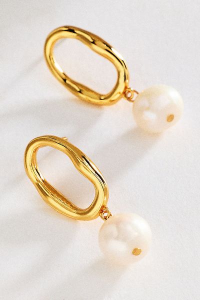Zepplin the Label Sorrento Freshwater Pearl Earrings