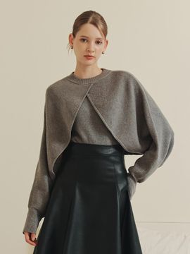 ZEROSTREET Bolero Pendant Knitwear Set