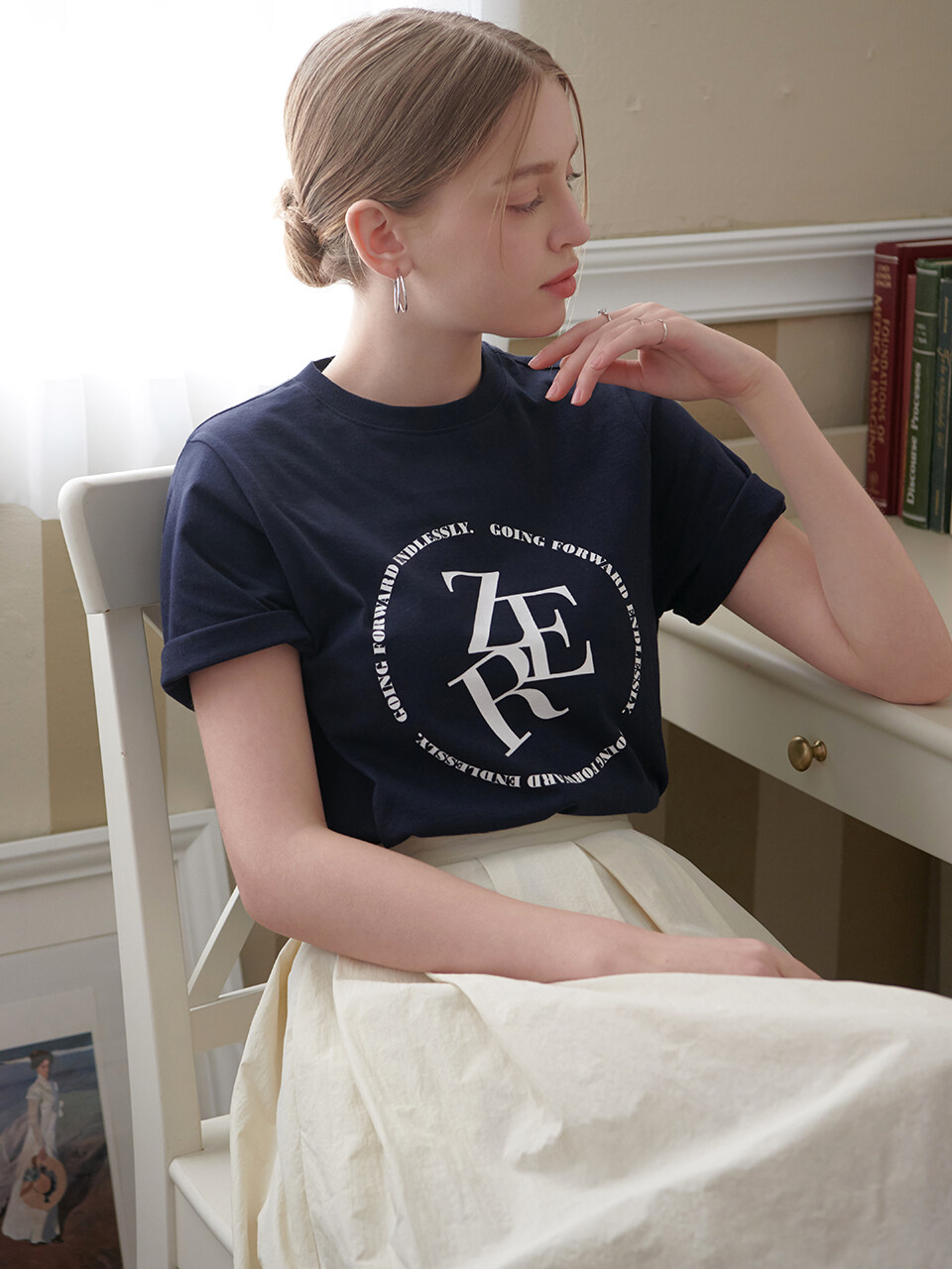 ZEROSTREET Endless Logo Half-sleeve T-shirt