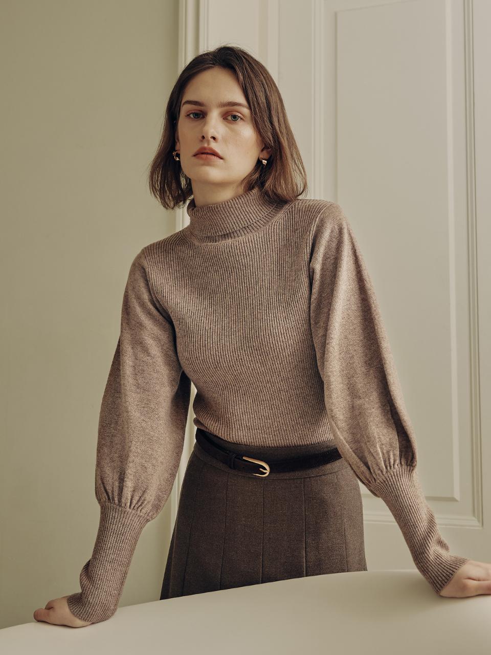 ZEROSTREET [Exclusive] [Le Zero] Cashmere turtleneck knitwear