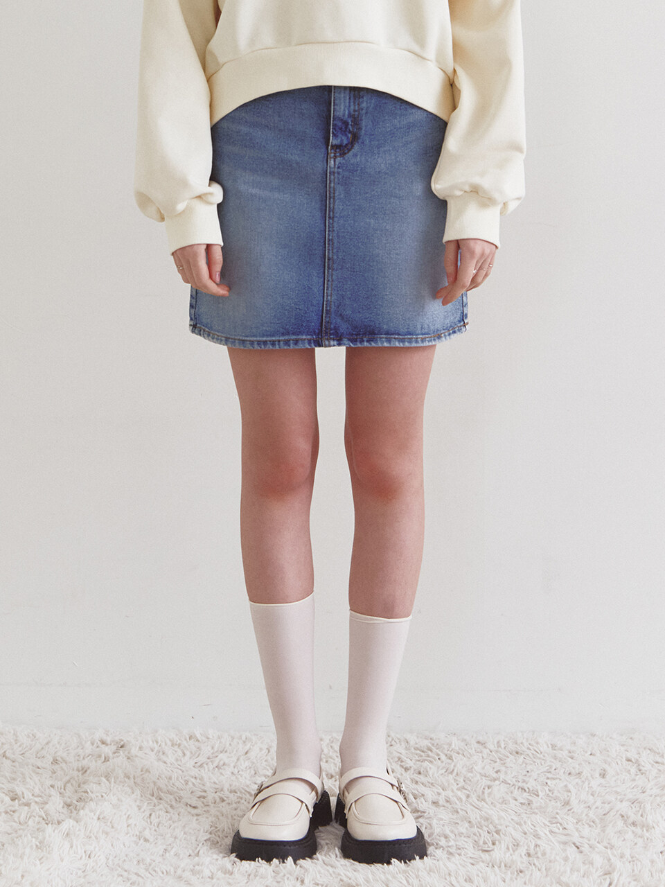 ZEROSTREET Mini Denim Skirt