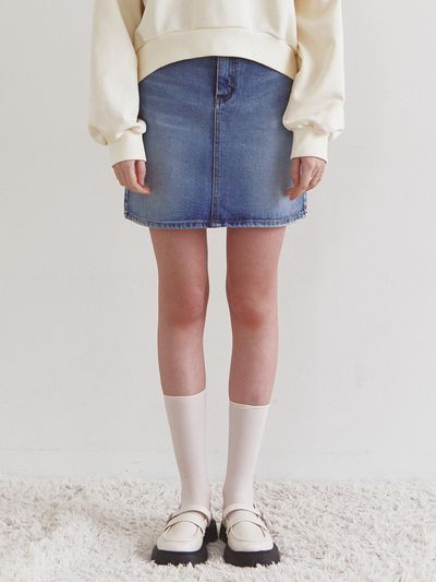 ZEROSTREET Mini Denim Skirt