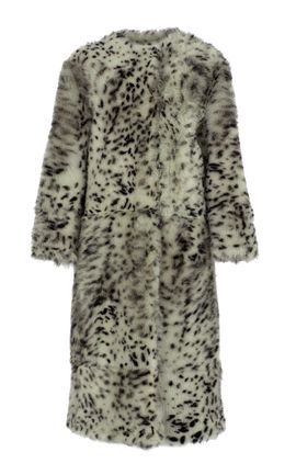 Zeynep Arçay Zeynep Arçay Dalmatian Shearling Coat Black/white