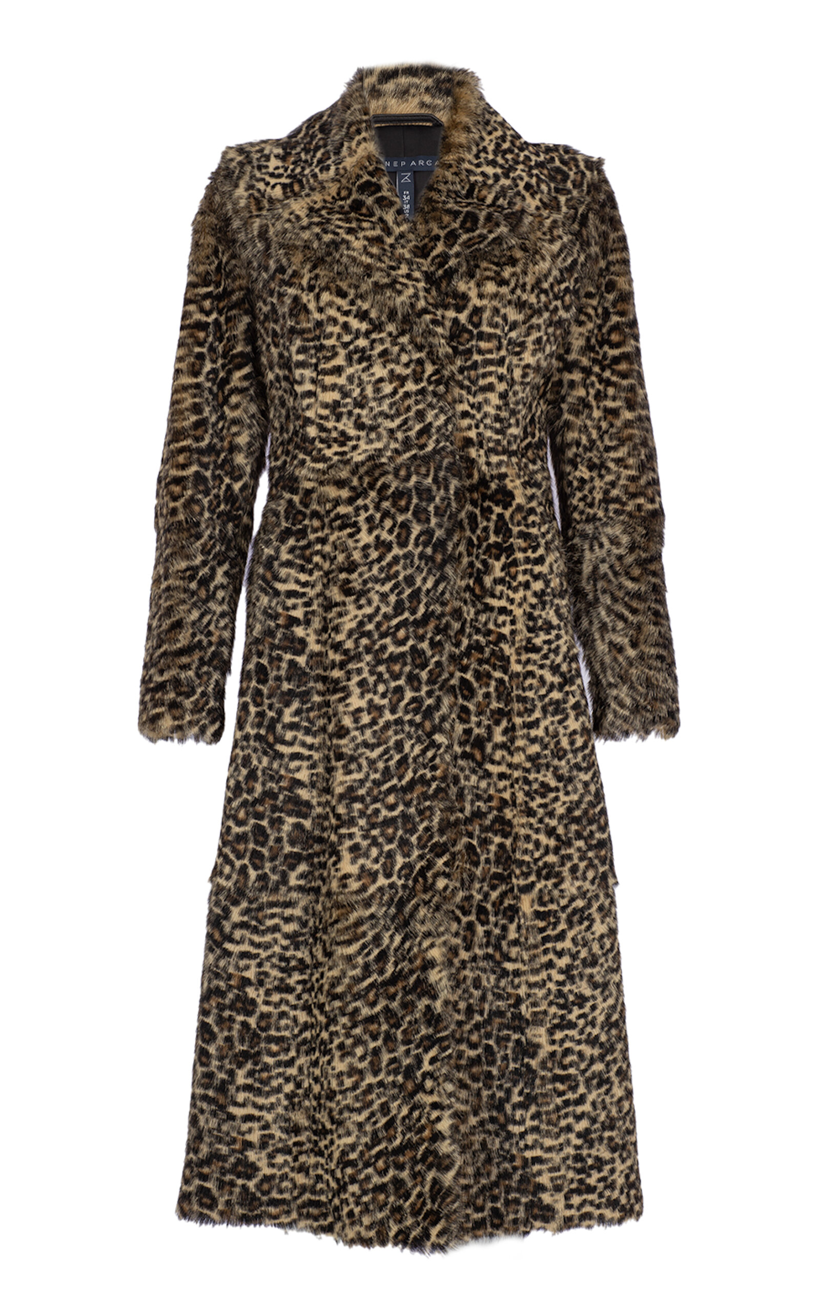 Zeynep ArÃ§ay Zeynep Arçay LeopardPrint Shearling Coat