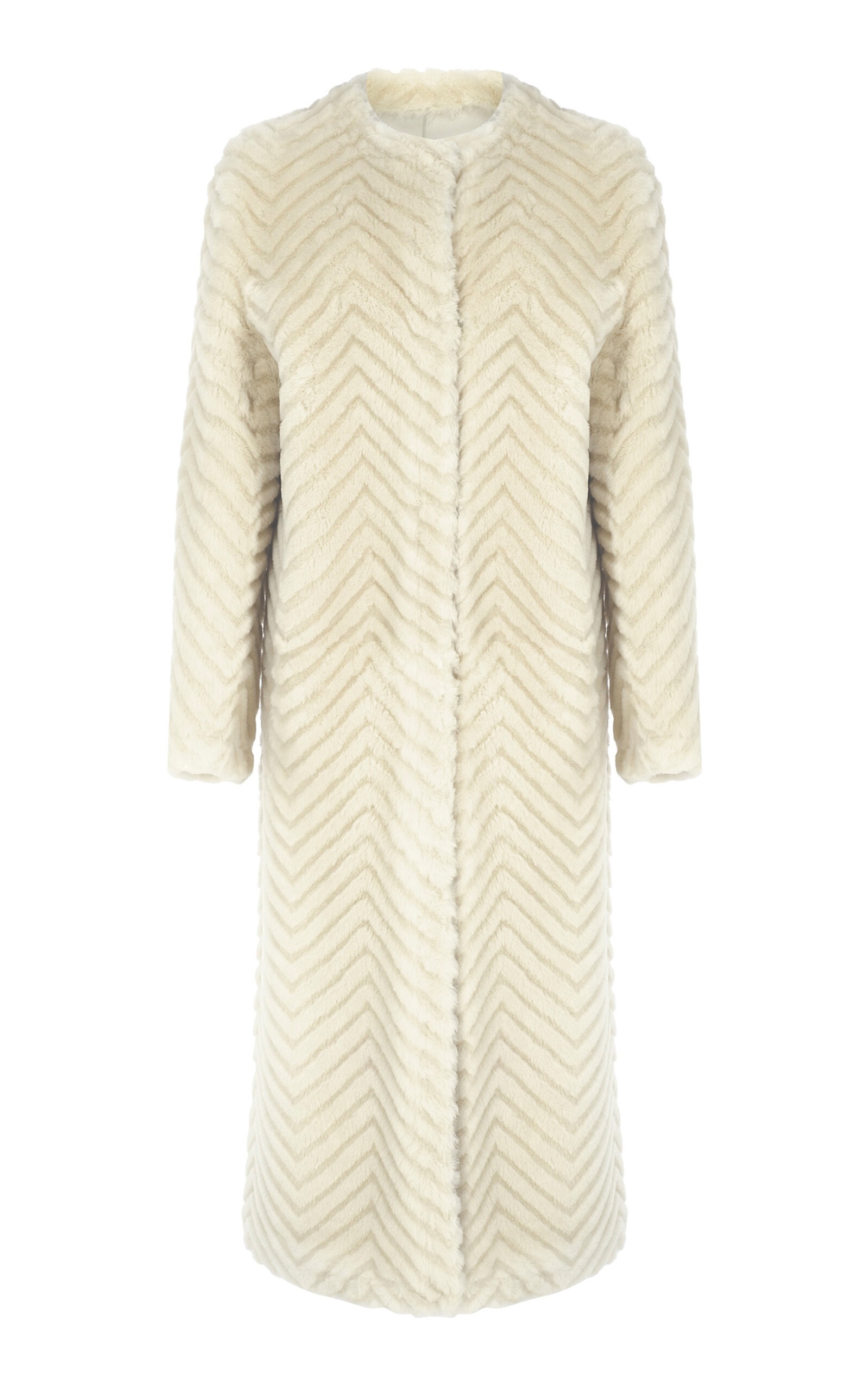 Zeynep Arçay Zeynep Arçay Shearling Coat OffWhite