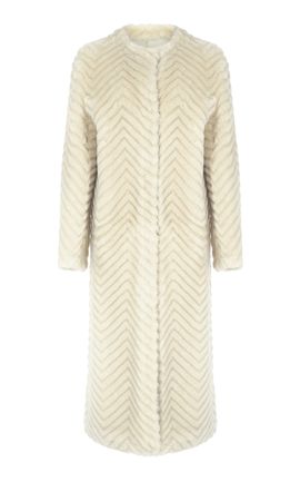 Zeynep Arçay Zeynep Arçay Shearling Coat OffWhite