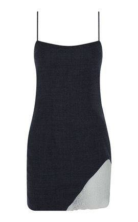 Zeynep Arçay Zeynep Arçay Wool Mini Dress Grey