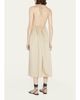 ZEYNEP ARCAY Helen Plunging Halter Cotton Midi Dress - 3