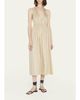 ZEYNEP ARCAY Helen Plunging Halter Cotton Midi Dress - 4