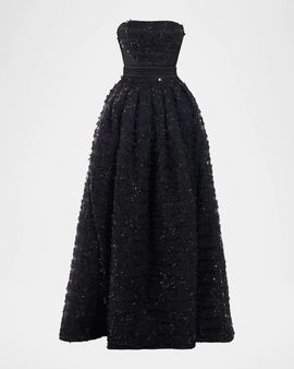 ZHIVAGO Doll Sequined A-Line Gown