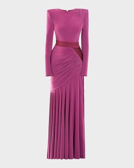 ZHIVAGO How Light She Is Ruched Gown