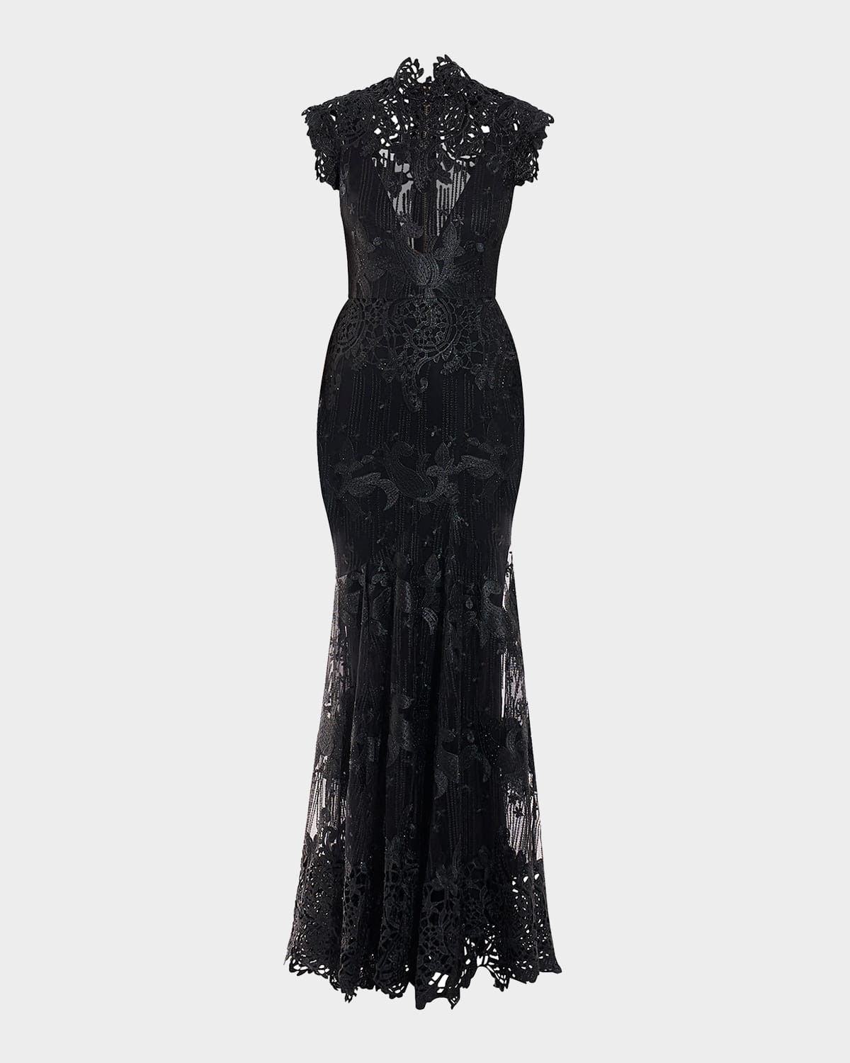 ZHIVAGO Stolen Dreams Sheer Lace Mermaid Gown