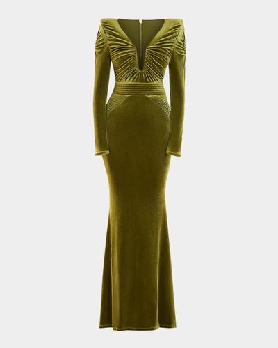 ZHIVAGO The Bloom Velvet Gown