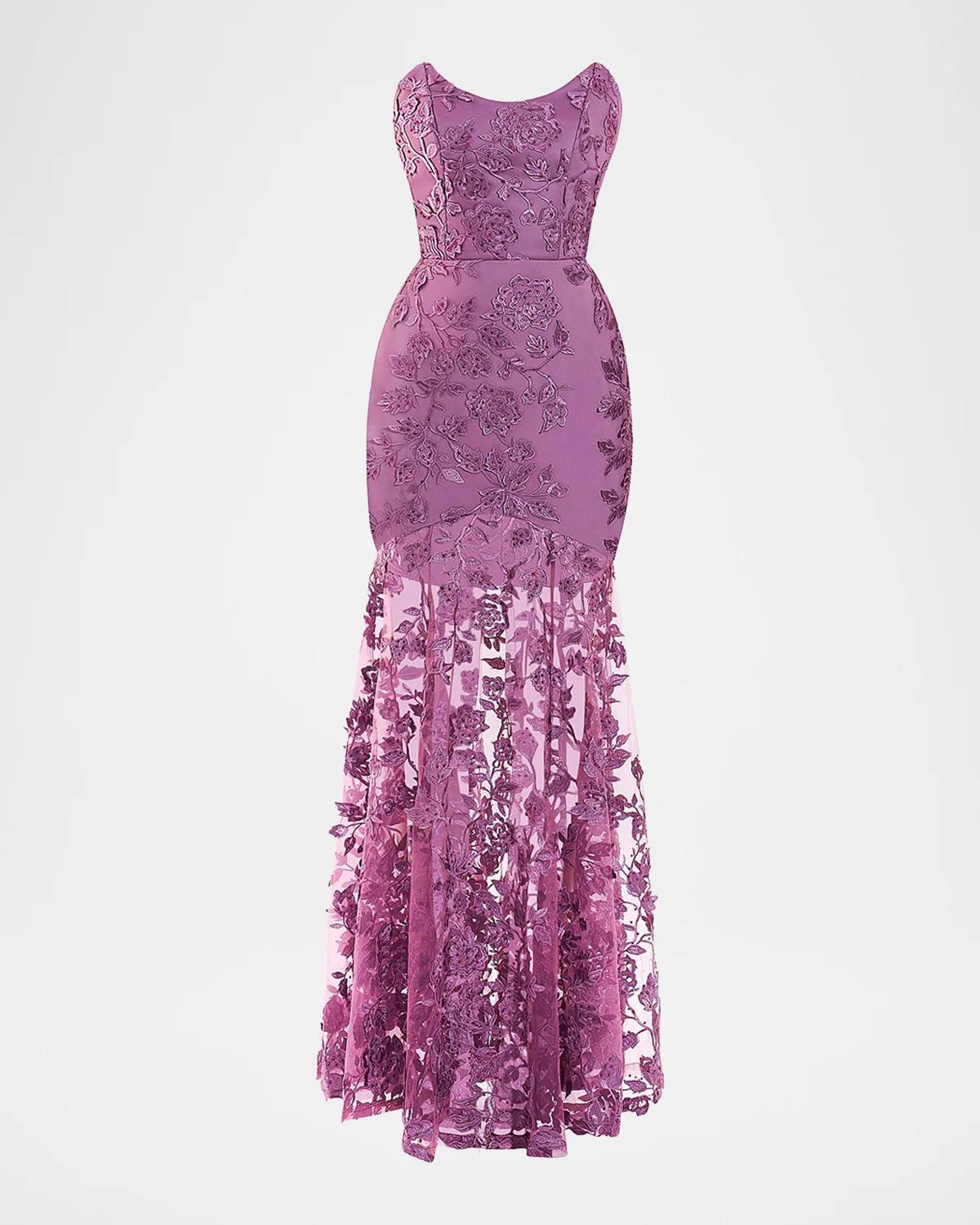 ZHIVAGO The Voice Returns Lace Gown